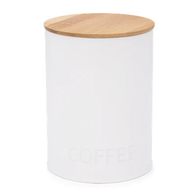 Pote Porta Mantimentos Para Café Canister Branco