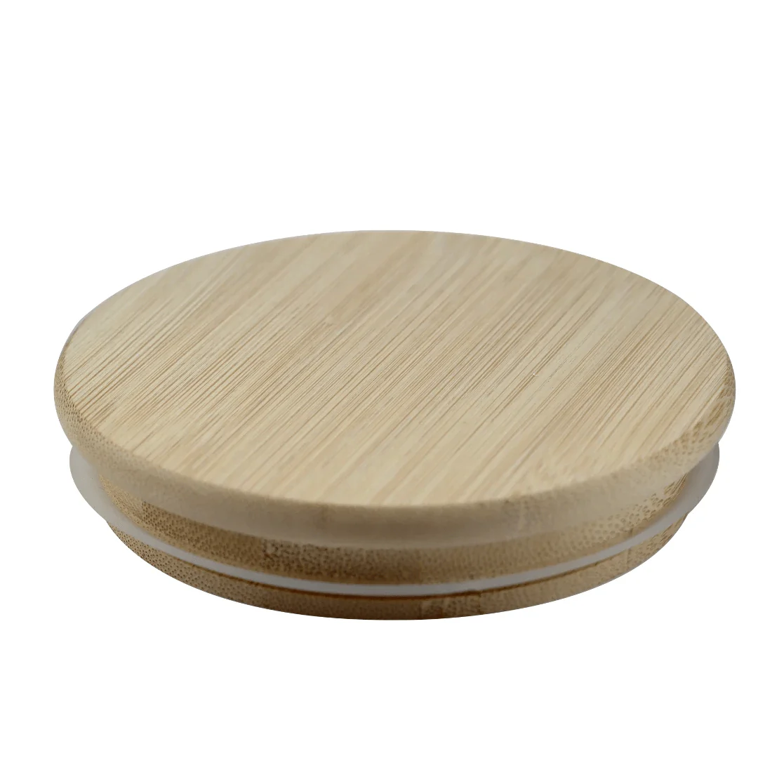 Pote Porta Mantimentos Vidro Borossilicato Cinza com Tampa e Colher de Bambu 700ml - Image 8