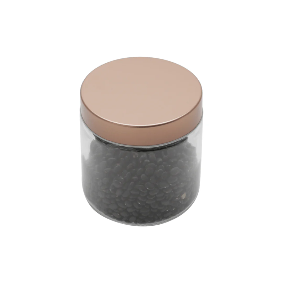 Pote Vidro Borossilicato Com Tampa De Cobre Rose Gold 800ml - Image 4