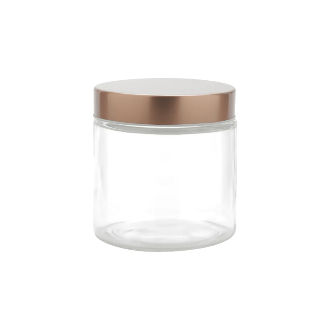 Pote Vidro Borossilicato Com Tampa De Cobre Rose Gold 800ml - Image 5