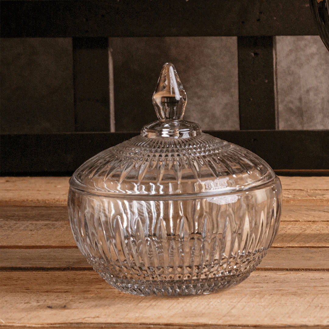 Potiche Bomboniere de Cristal 15cm Queen - Image 2