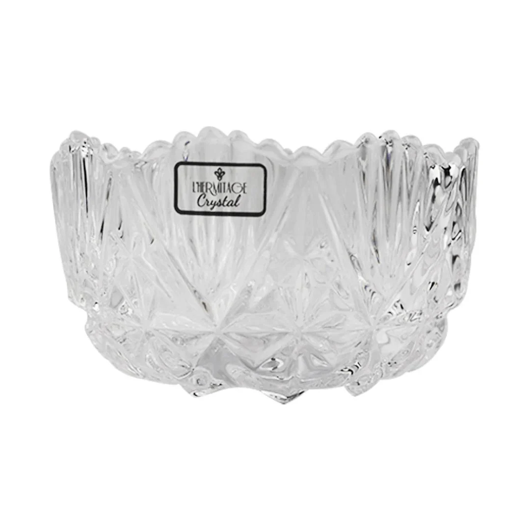 Potiche Bomboniere em Cristal Ecológico Transparente 14cm - Image 3