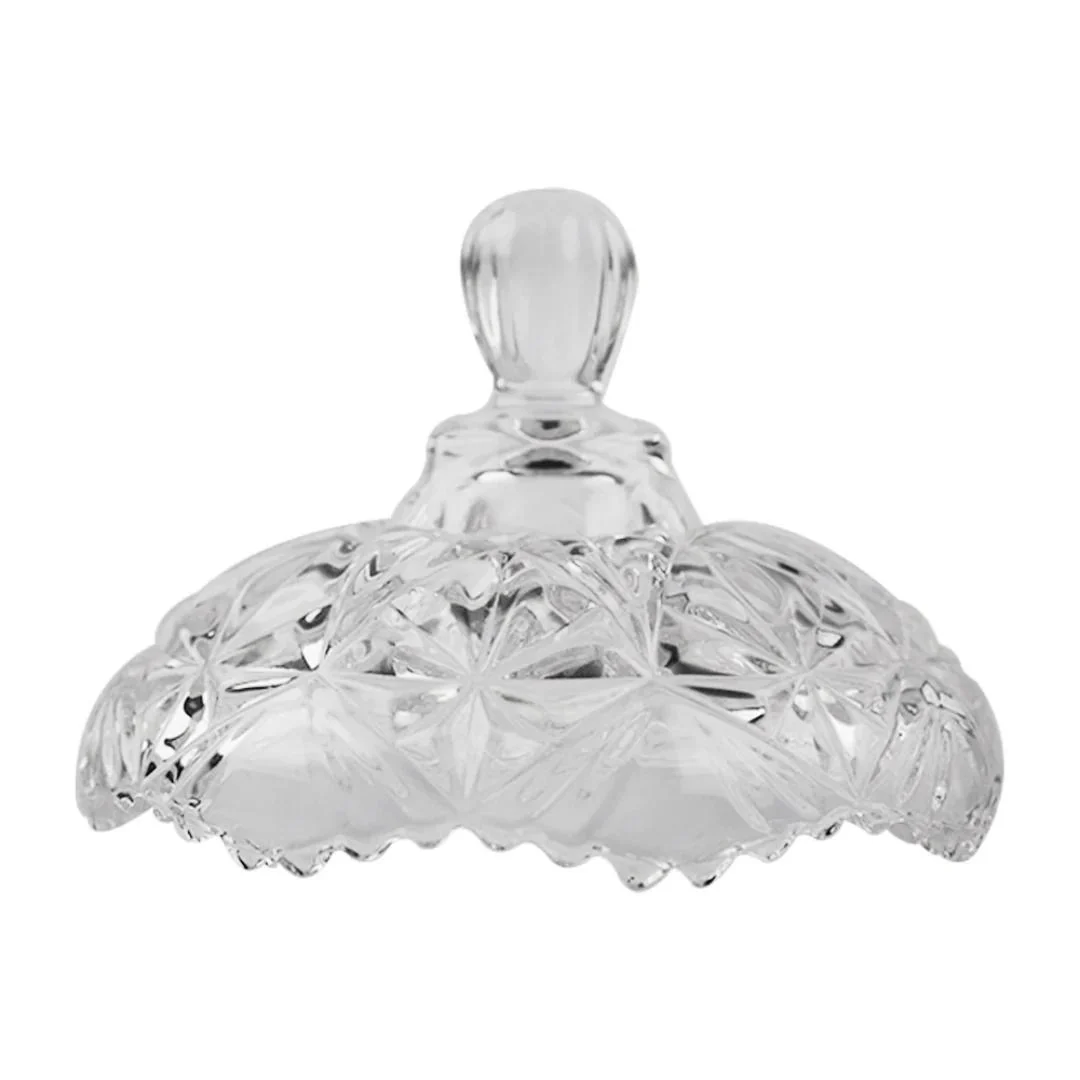 Potiche Bomboniere em Cristal Ecológico Transparente 14cm - Image 4