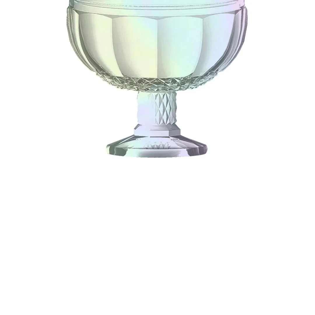 Potiche Bomboniere Splendor em Cristal com Pé Furta Cor 21,2cm - Image 2