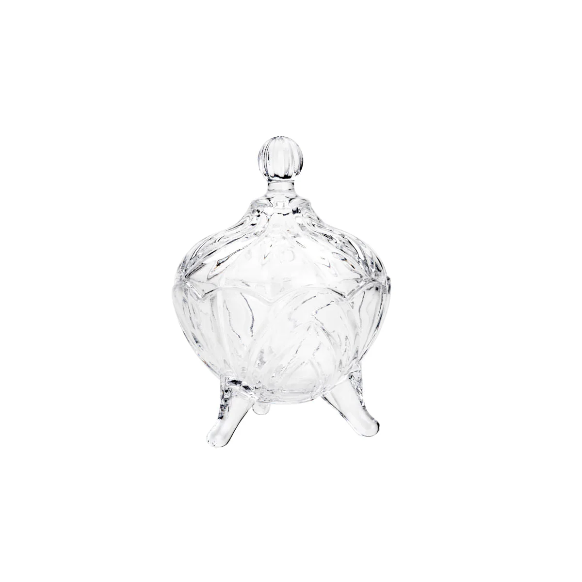 Potiche com Pé de Cristal Fruit Transparente 13cm - Image 7
