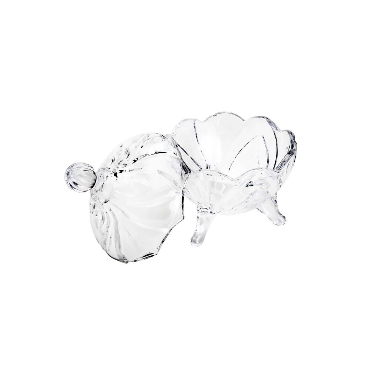 Potiche com Pé de Cristal Fruit Transparente 13cm - Image 9