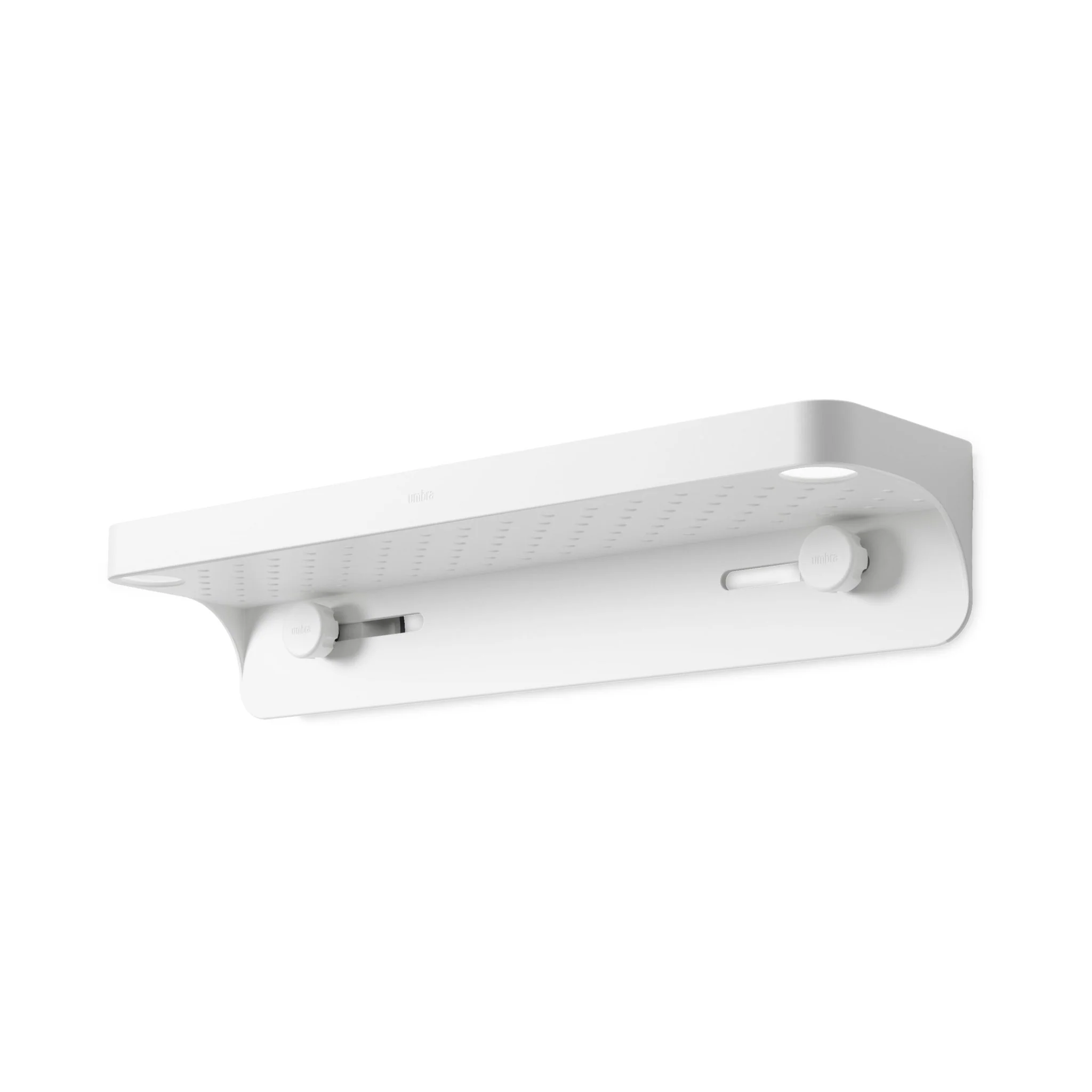 Prateleira Fixação Ventosa 45cm Linha Flex Branca