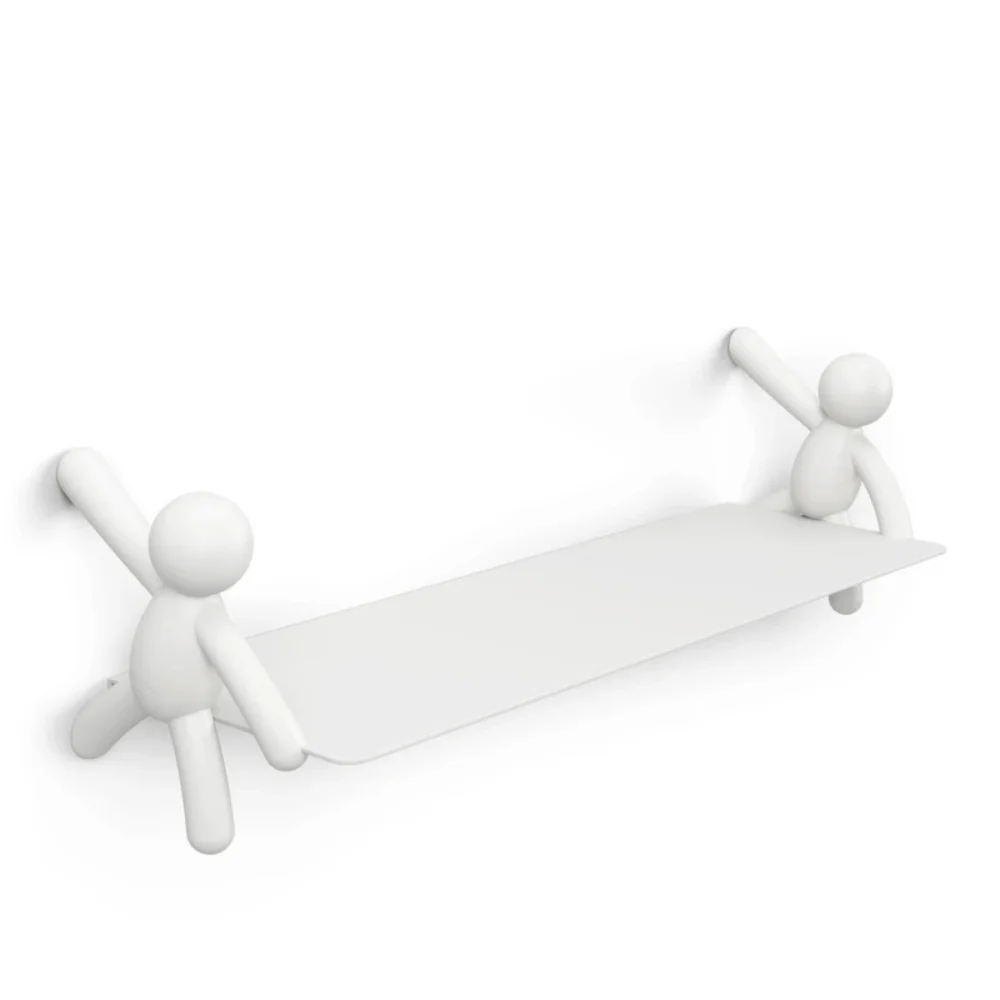 Prateleira Suspensa Buddy Branca - 45,7 cm - Image 3