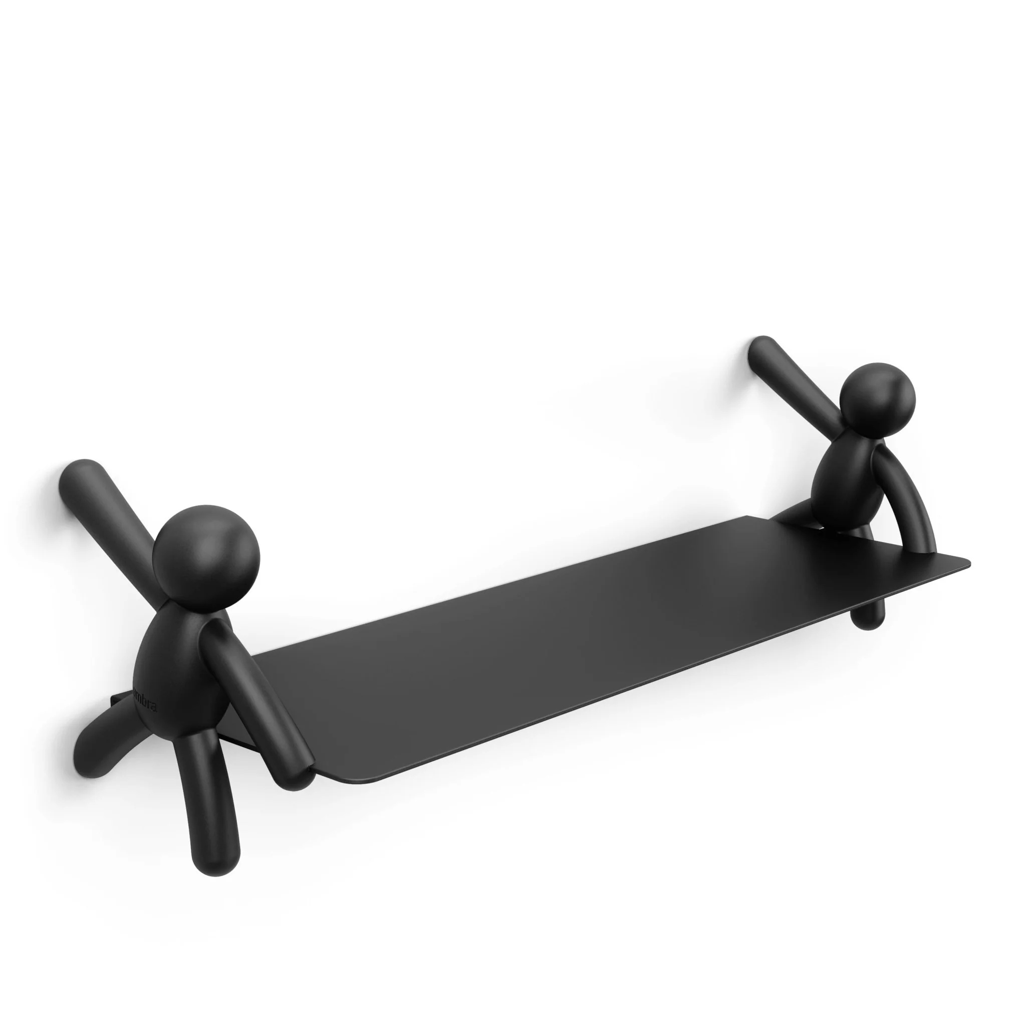 Prateleira Suspensa Buddy Preto 46 cm x 15 cm - Image 4