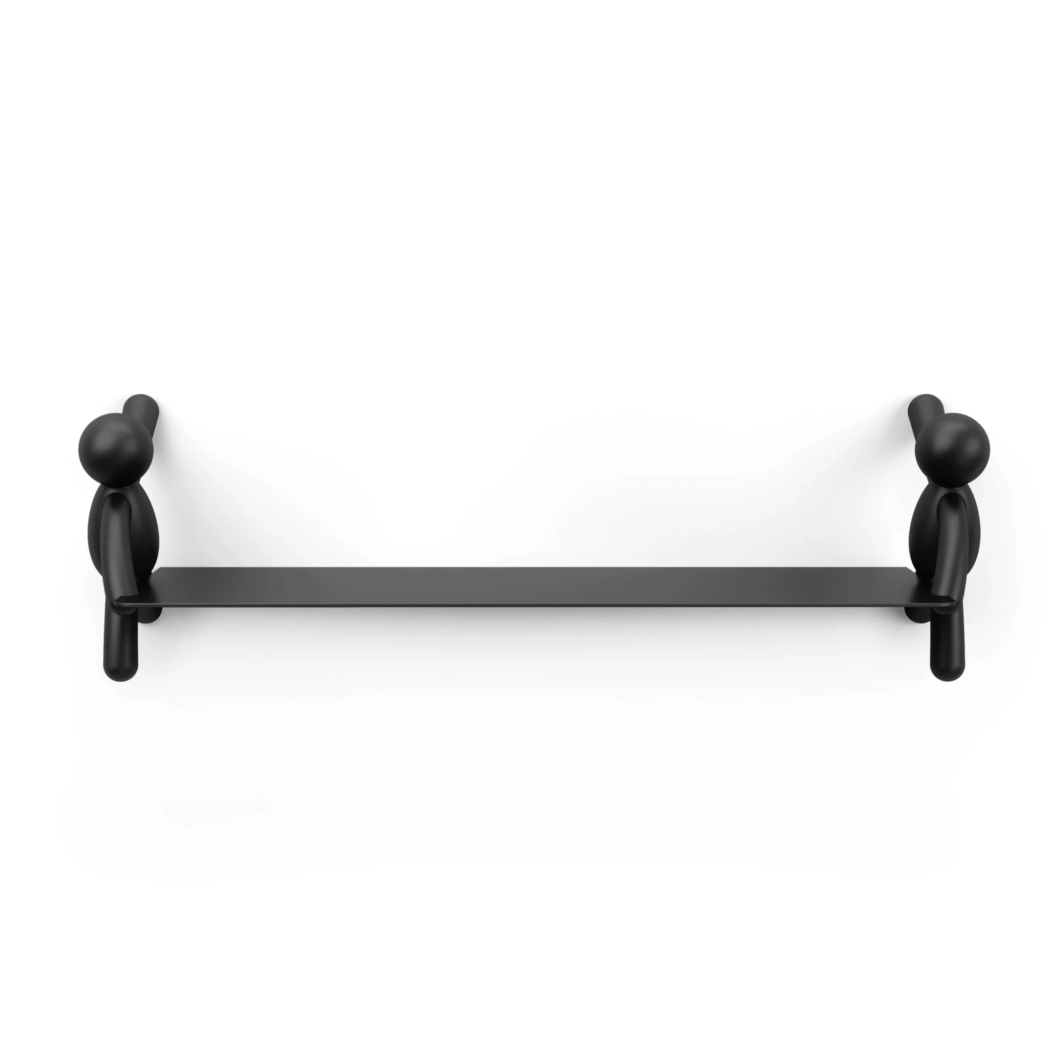 Prateleira Suspensa Buddy Preto 46 cm x 15 cm - Image 5