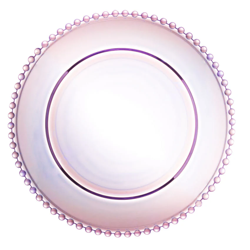 Prato Cristal Chumbo Rainbow Furta Cor Bolinhas Wolff - 28cm - Image 4