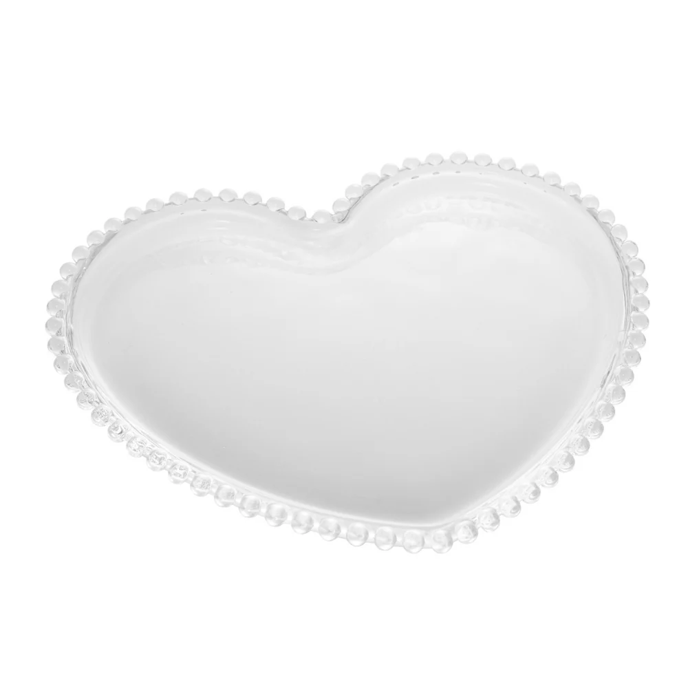 Prato Cristal Coração Pearl Bolinha - 30 cm - Image 2