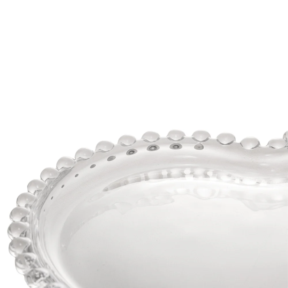Prato de Cristal Coração Pearl Bolinha - 25 cm - Image 7