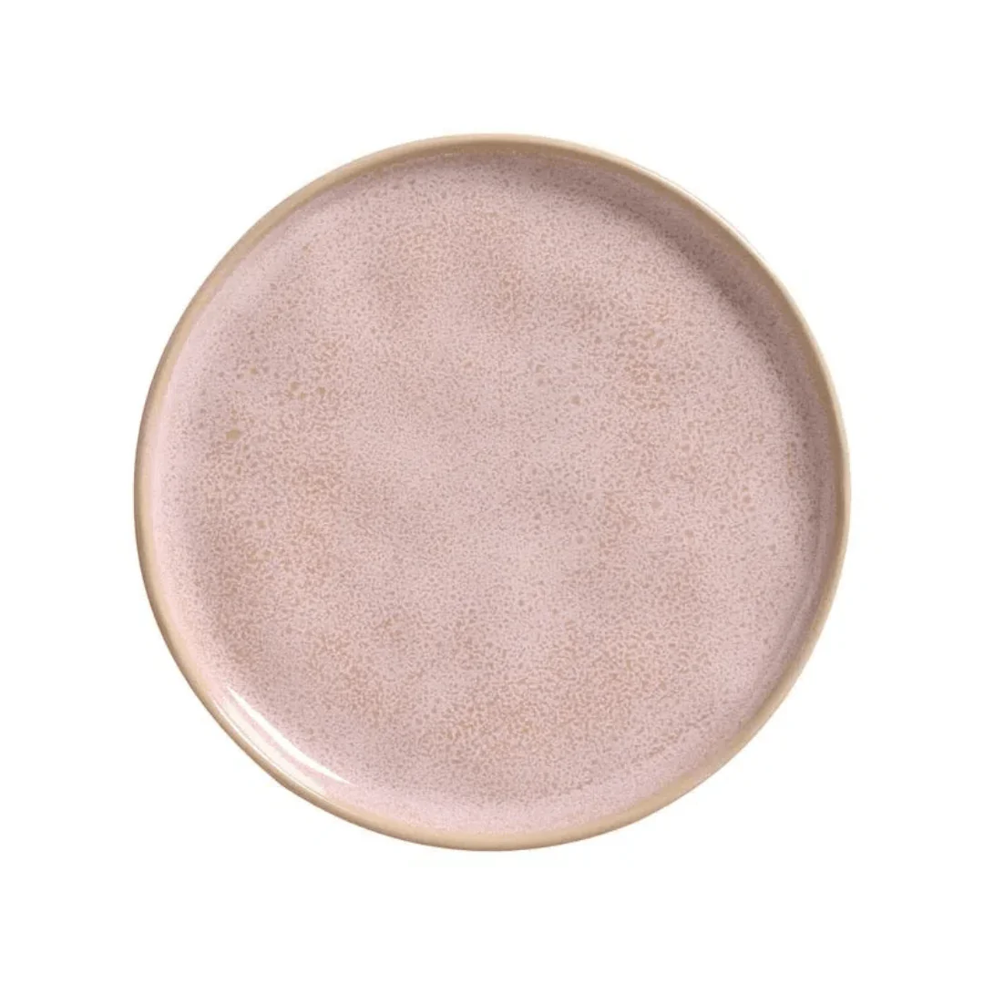 Prato de Sobremesa Bio Rustic Litchi Rosa 21,5cm - Image 2