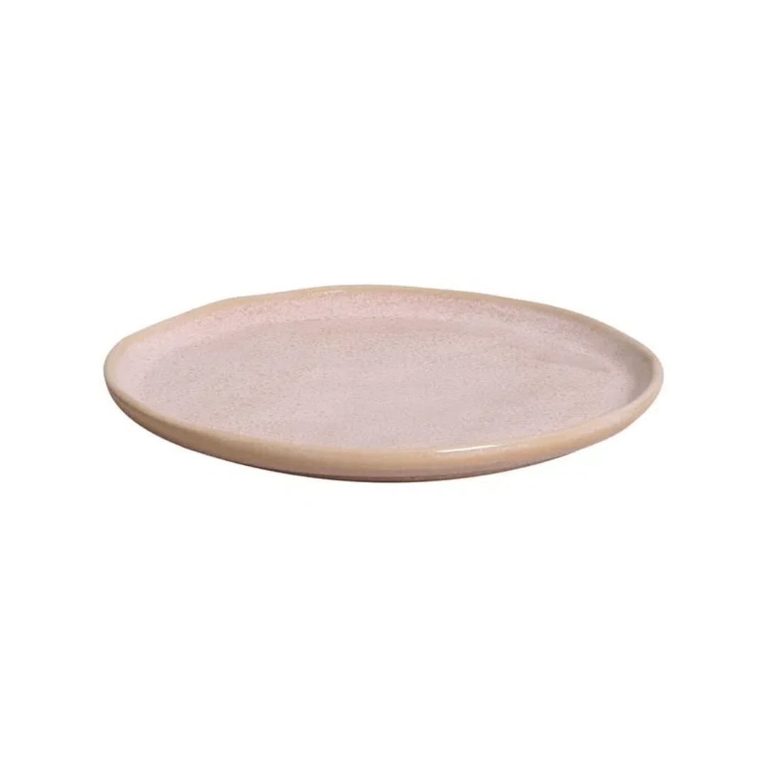 Prato de Sobremesa Bio Rustic Litchi Rosa 21,5cm - Image 3