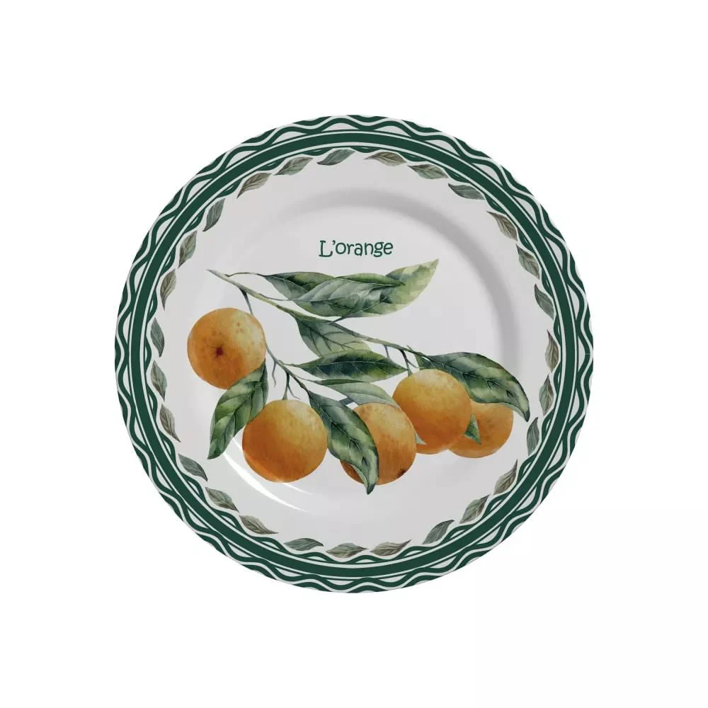 Prato de Sobremesa Les Fruits Orange 19,5cm