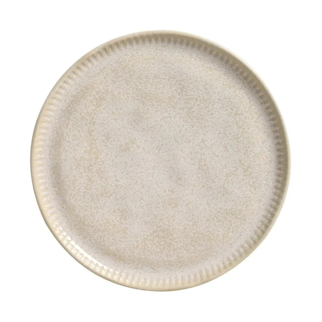 Prato de Sobremesa Linhas Latte Off White 21,5cm - Image 3