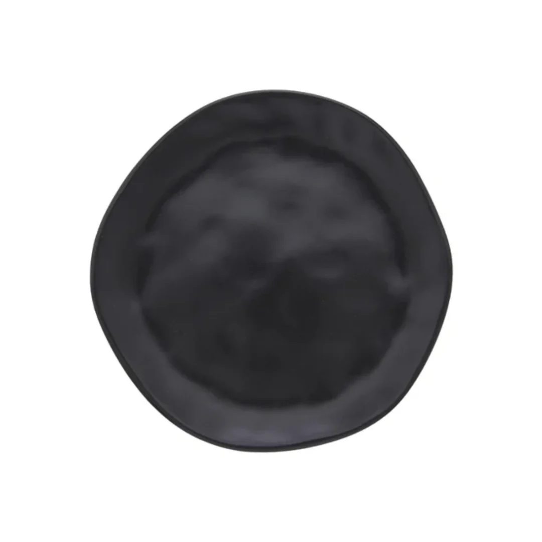 Prato de Sobremesa Organic em Cerâmica Preto 20cm - Image 6