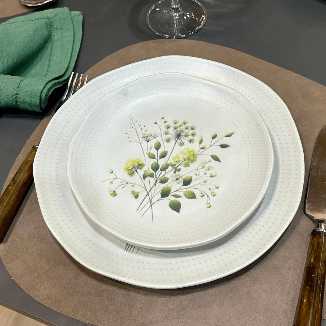 Prato de Sobremesa Orgânico Ammi 19,5cm - Image 4