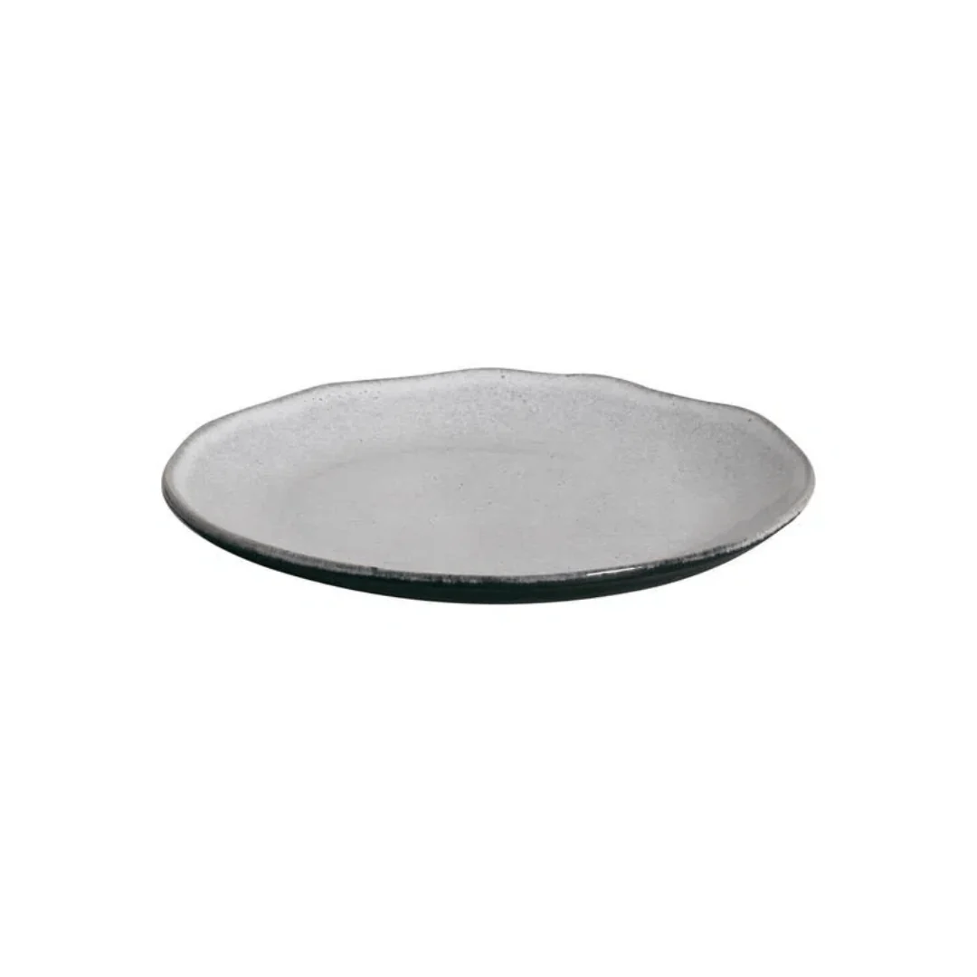 Prato de Sobremesa Orgânico Concreto Cinza 19,5cm - Image 3