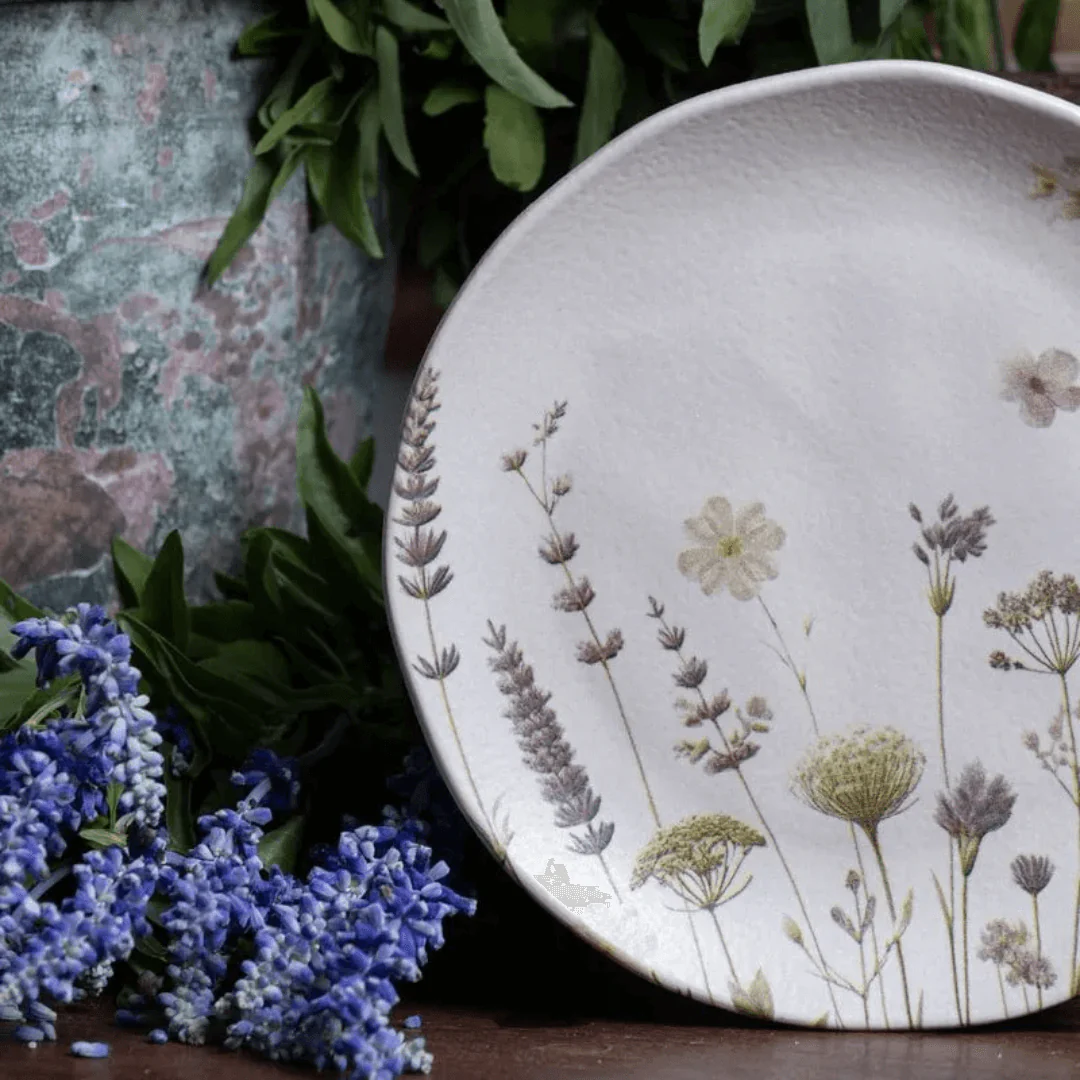 Prato de Sobremesa Orgânico Lavanda 19,5cm - Image 4