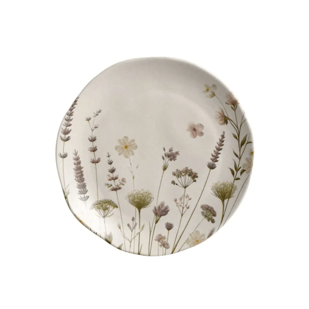 Prato de Sobremesa Orgânico Lavanda 19,5cm - Image 7