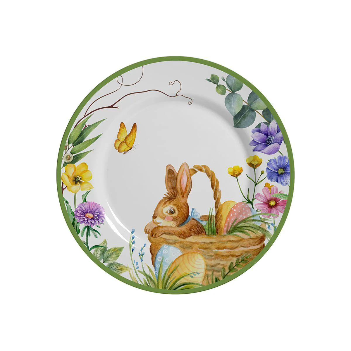 Prato de Sobremesa Páscoa Easter Garden 19,5cm