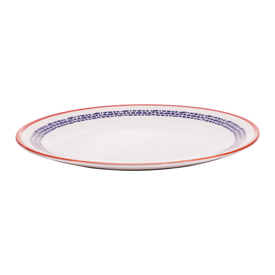 Prato de Sobremesa Village em Cerâmica Creme 20cm - Image 6