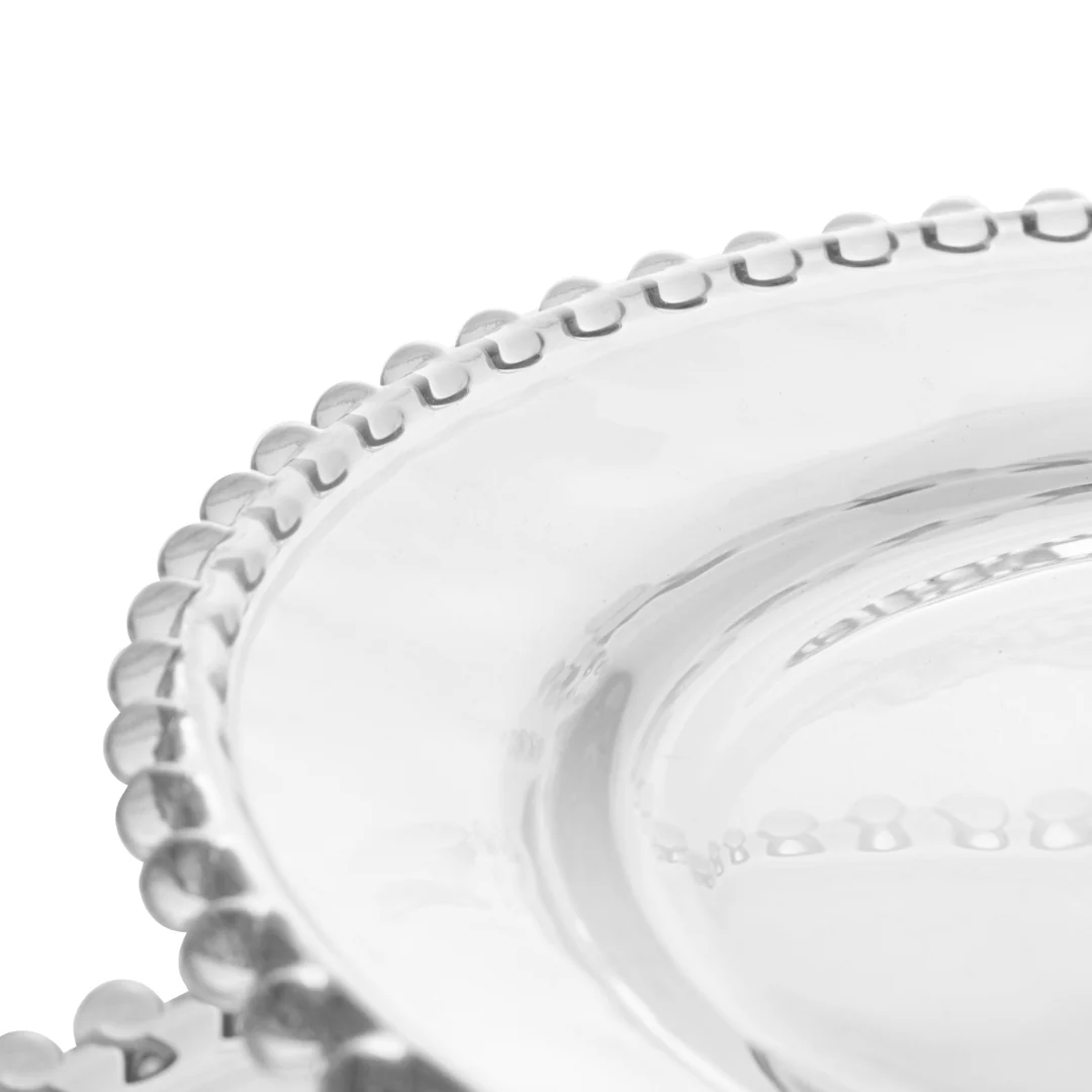 Prato Duplo Cristal Para Doces Pearl Bolinha - 24 cm - Image 5