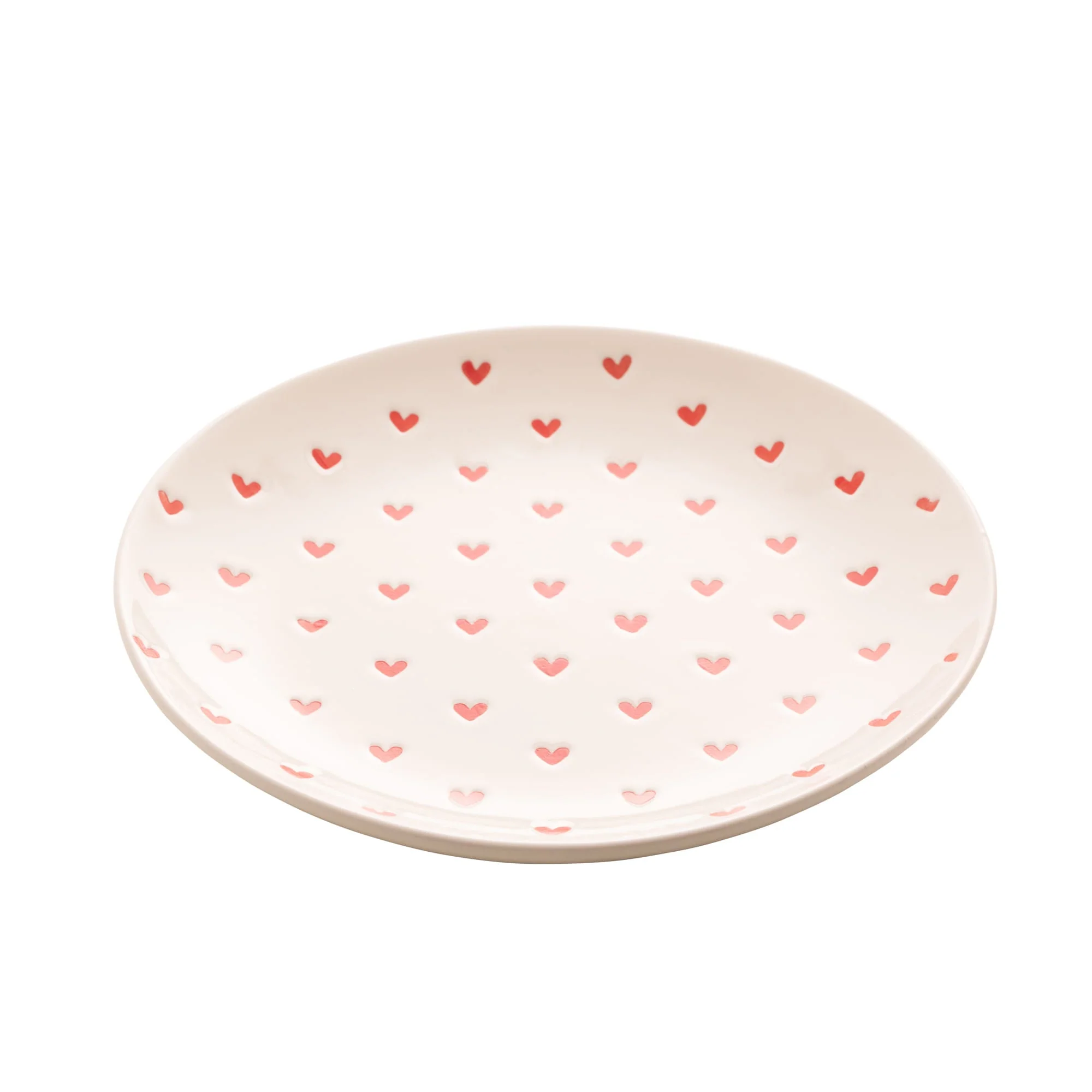 Prato em Cerâmica Coração Branco 20,5cm - Image 6