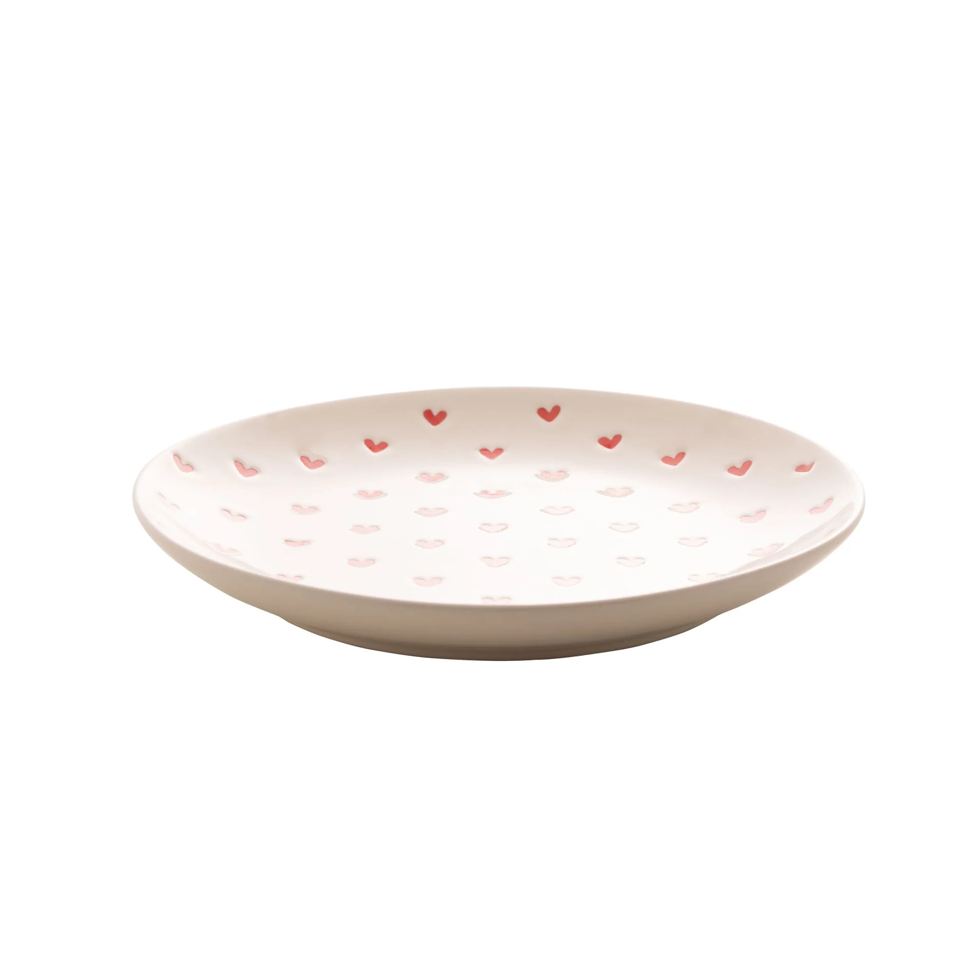 Prato em Cerâmica Coração Branco 20,5cm - Image 7