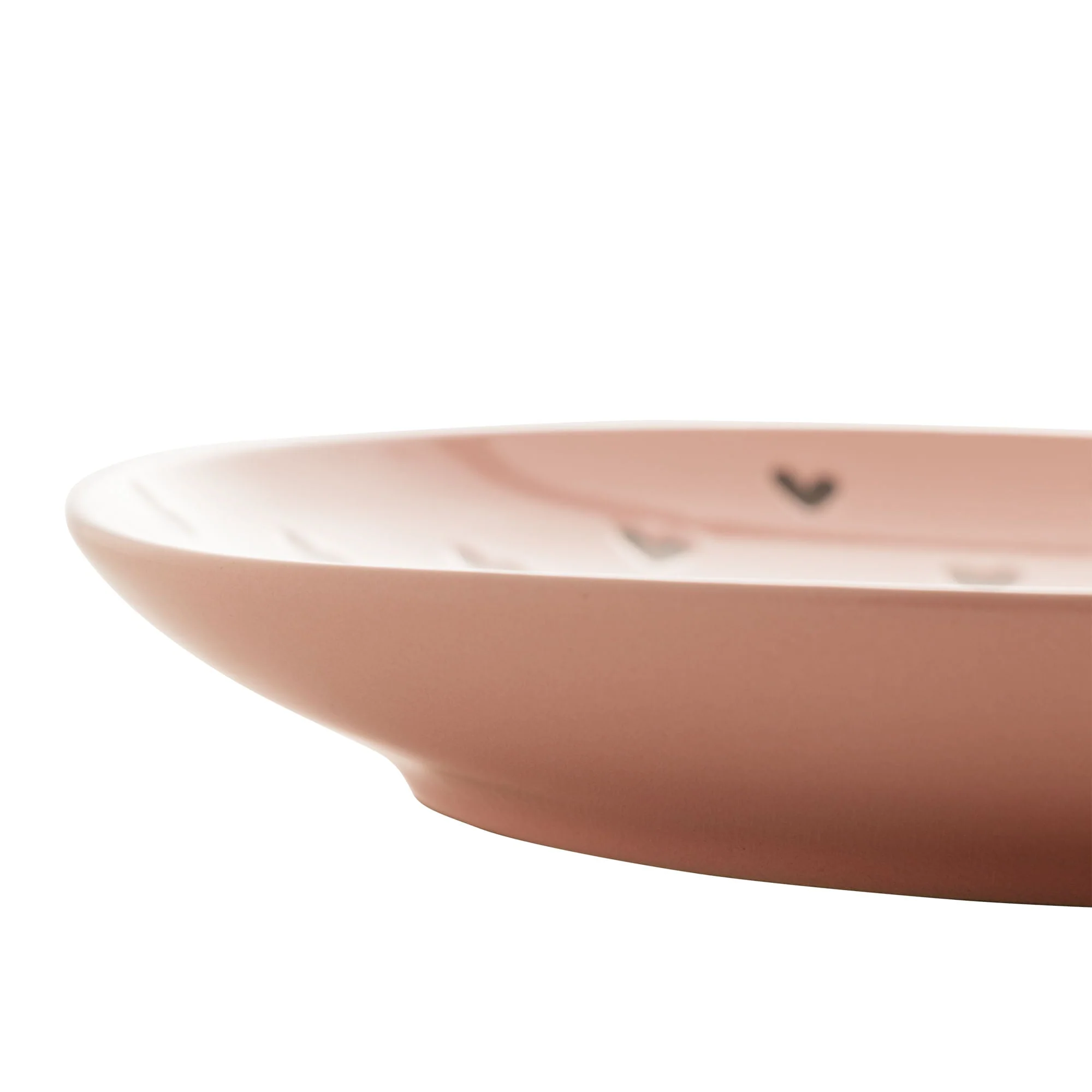 Prato em Cerâmica Coração Rosa 20,5cm - Image 11