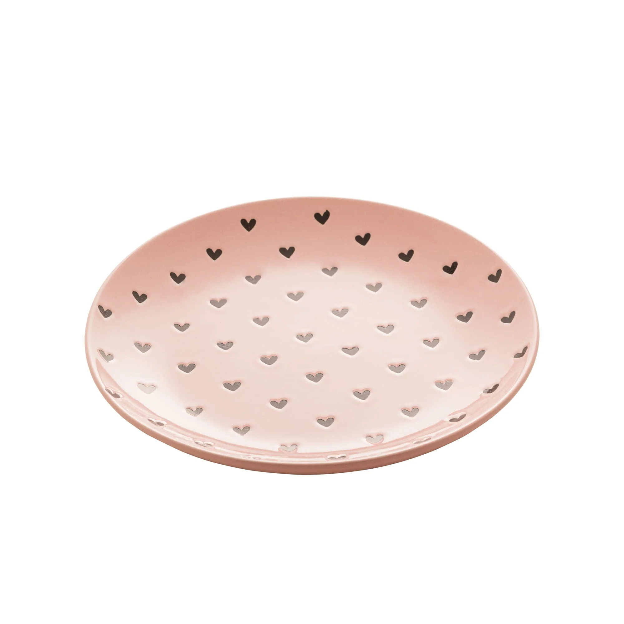 Prato em Cerâmica Coração Rosa 20,5cm - Image 8