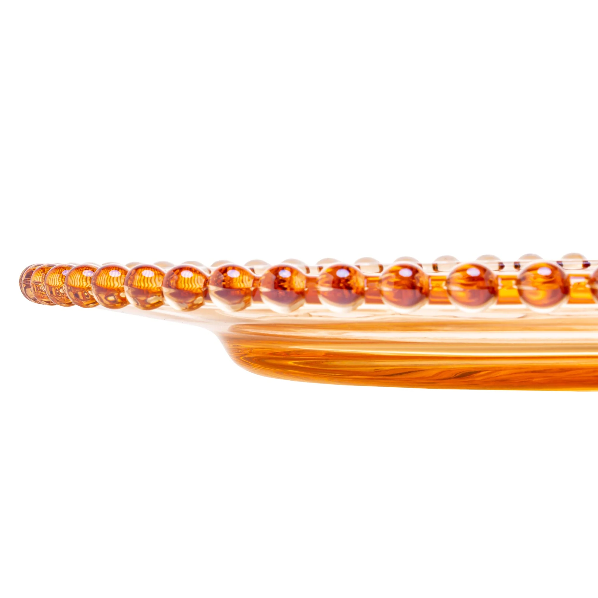 Prato em Cristal de Chumbo Pearl Âmbar 20cm - Image 7