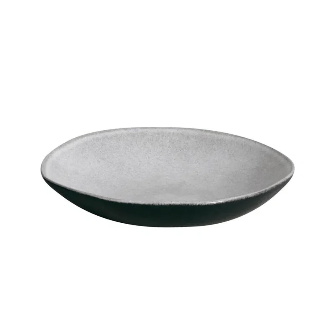 Prato Fundo Orgânico Concreto Cinza 21,2cm - Image 4
