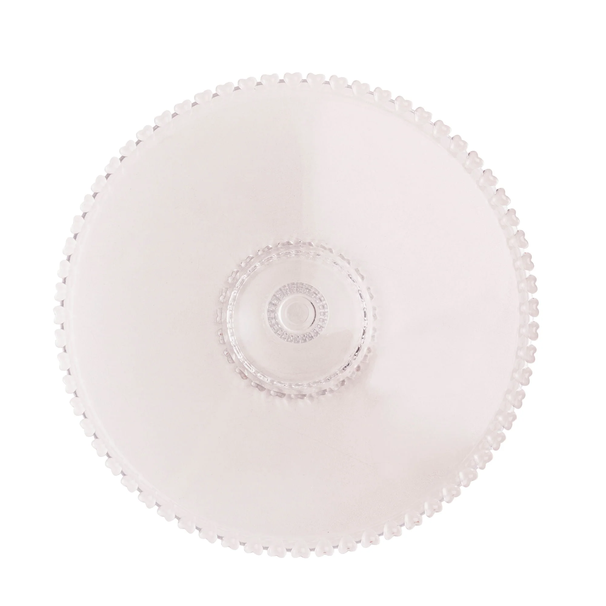Prato para Bolo Boleira Cristal de Chumbo com Pé de Coração 31,5cm - Image 5