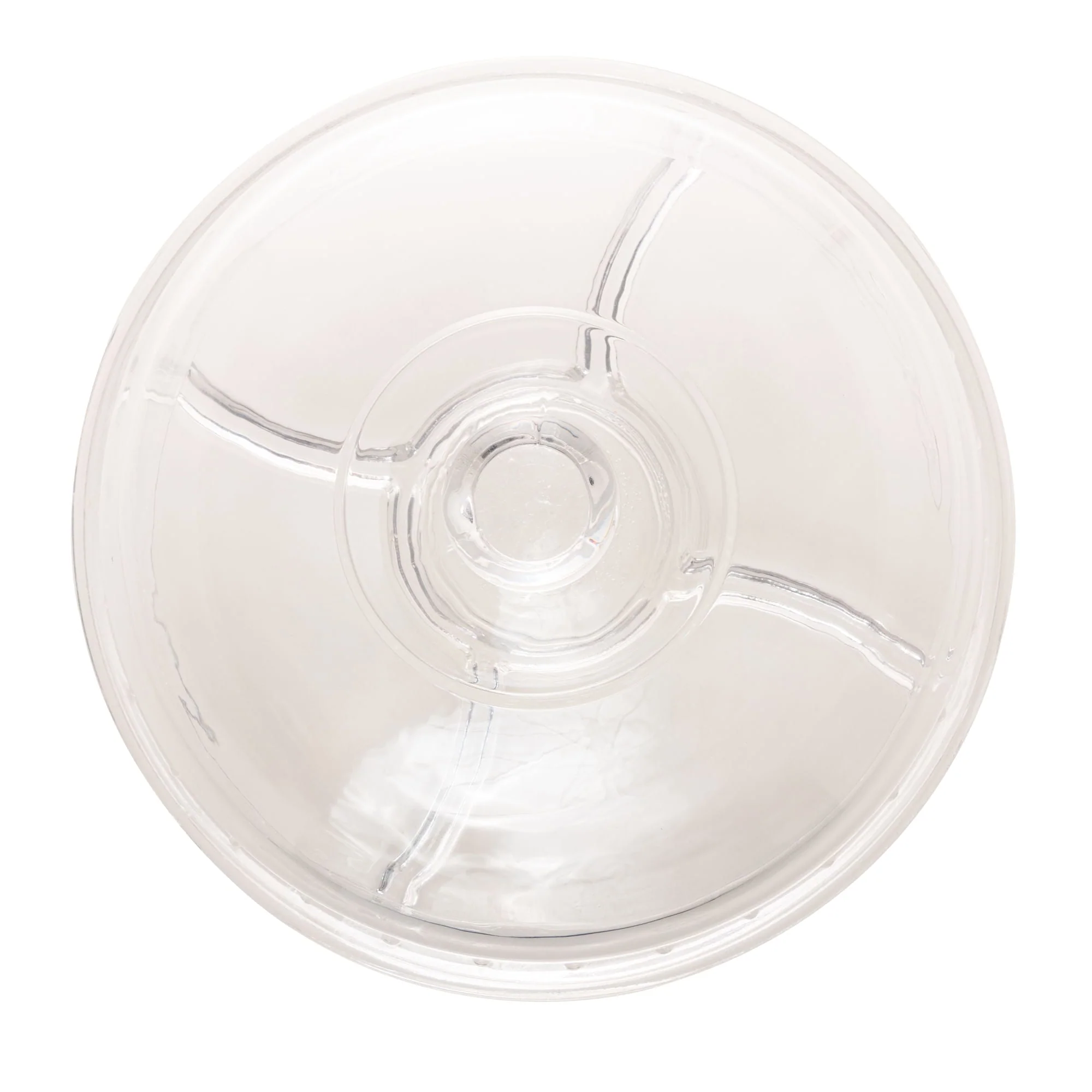 Prato para Bolo Boleira de Cristal Cronos Transparente 30,5cm x 21cm - Image 7