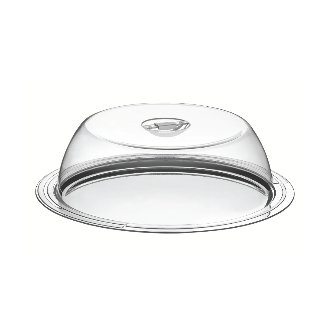 Prato para Bolo Boleira em Aço Inox com Tampa 39,5cm Tramontina - Image 5
