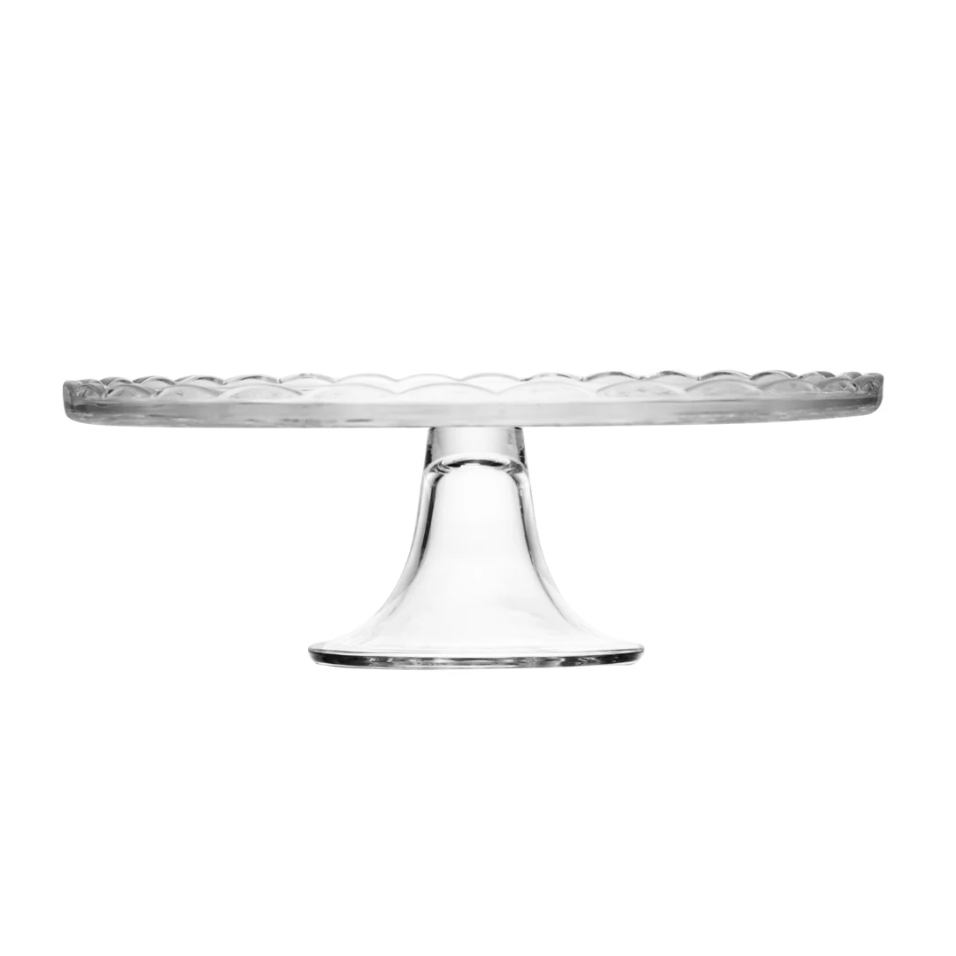 Prato para Bolo com Pé e Tampa de Cristal New Butterfly 30cm - Image 7