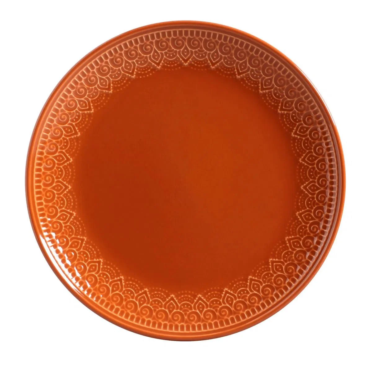 Prato Raso Agra Cantaloupe Laranja 27,5cm