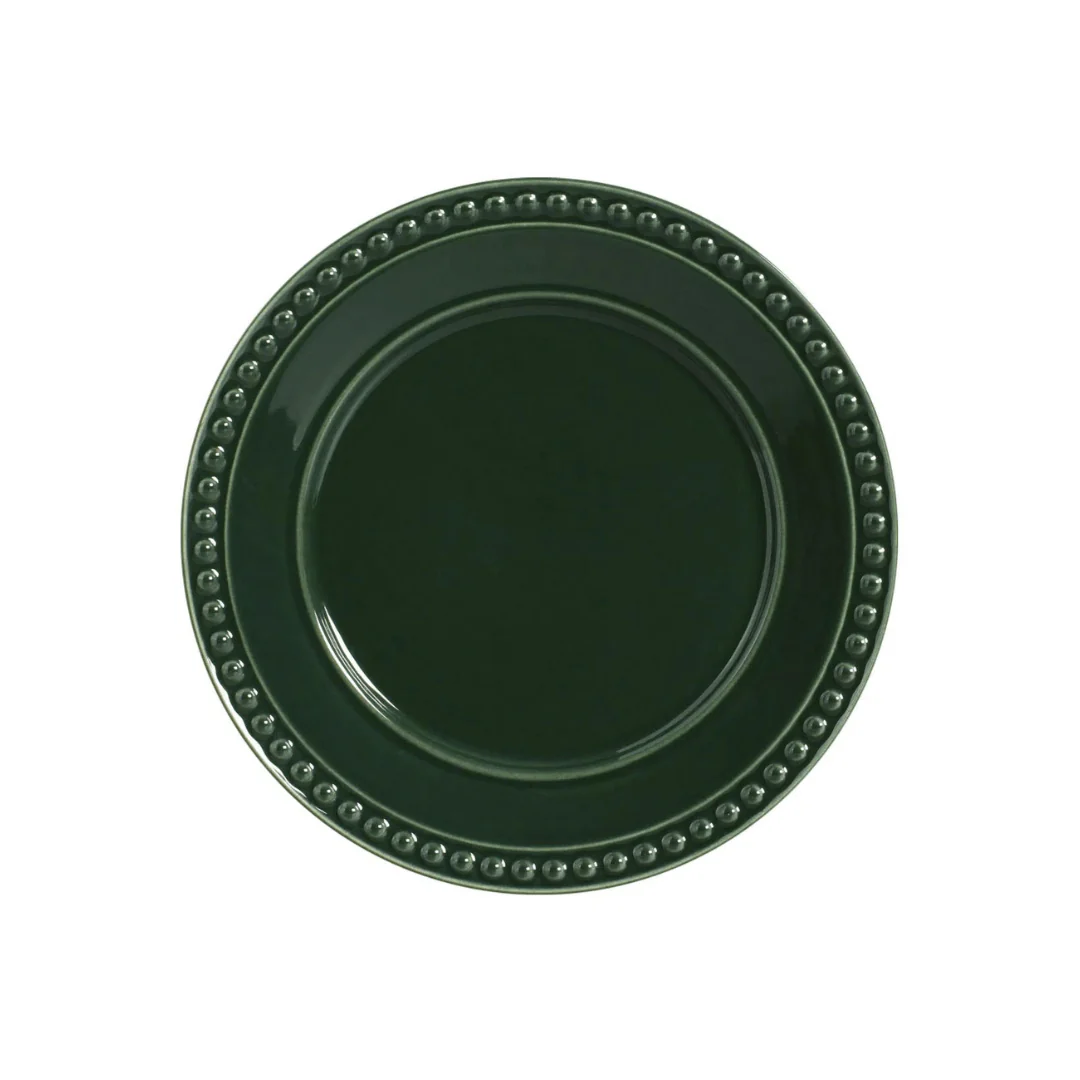 Prato Raso Atenas Botanico 26cm Verde
