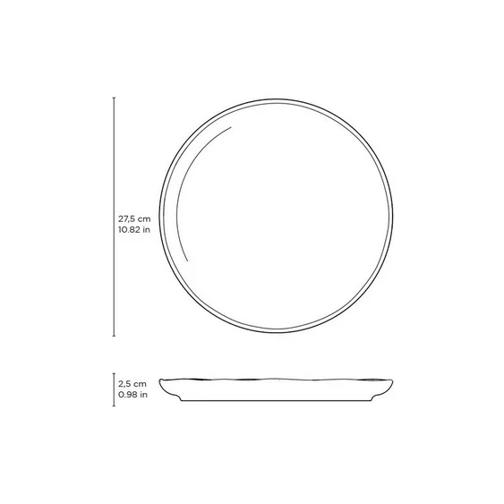 Prato Raso Bio Latte Off White 27,5cm - Image 6