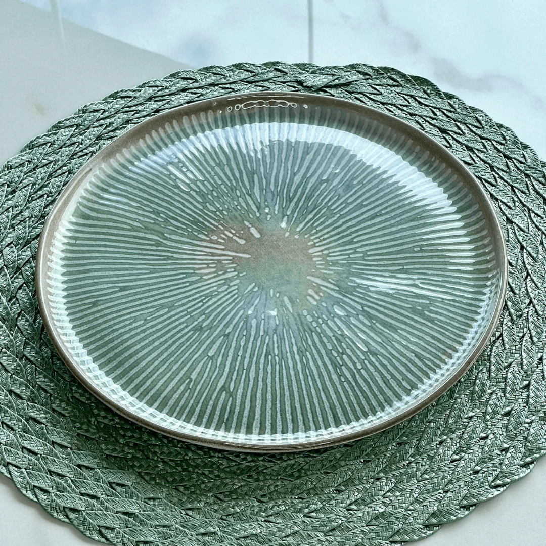 Prato Raso Bio Stoneware Evergreen 27,5cm - Image 5