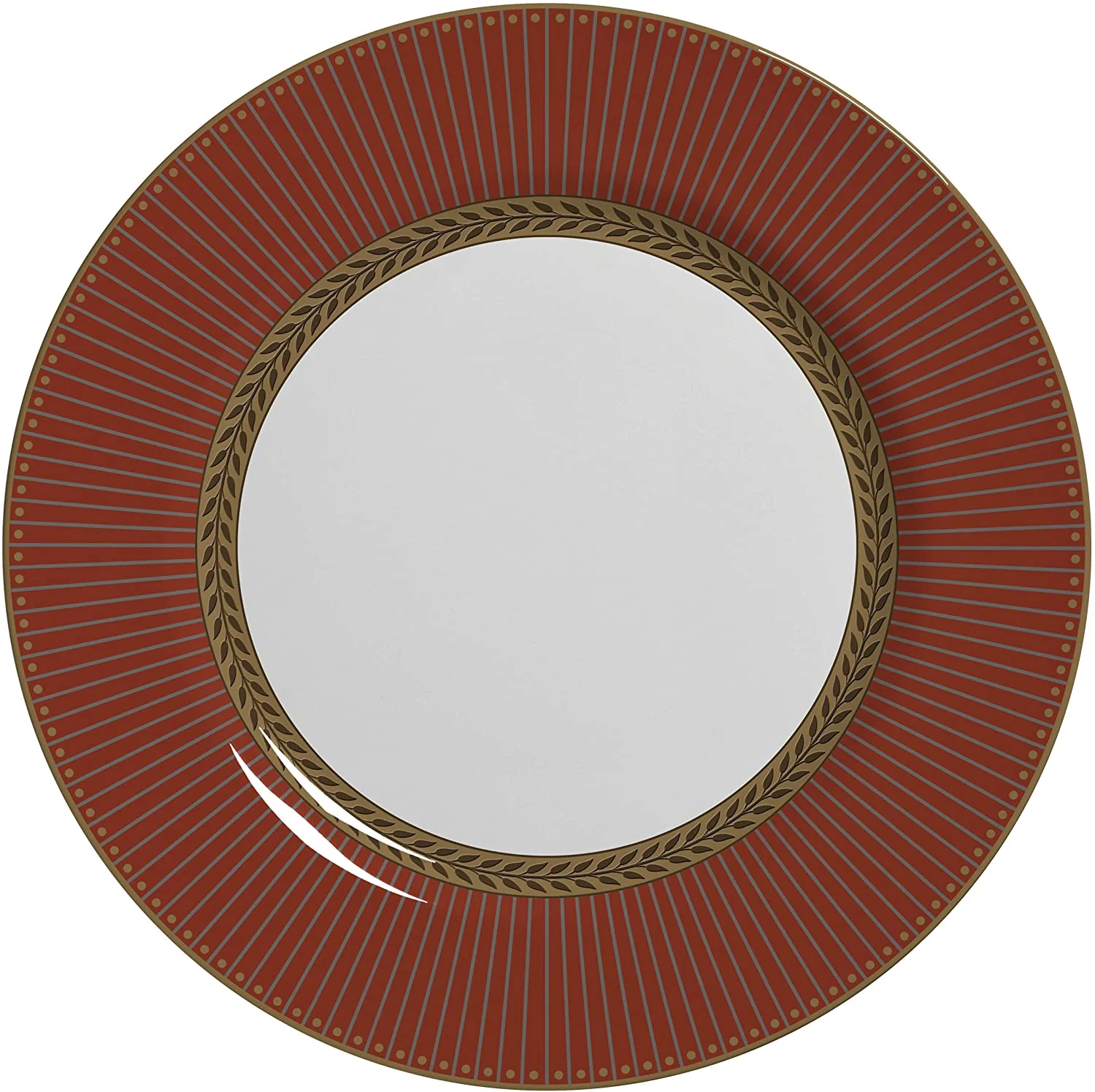 Prato Raso Celebrate Vermelho Cerâmica 28,5cm