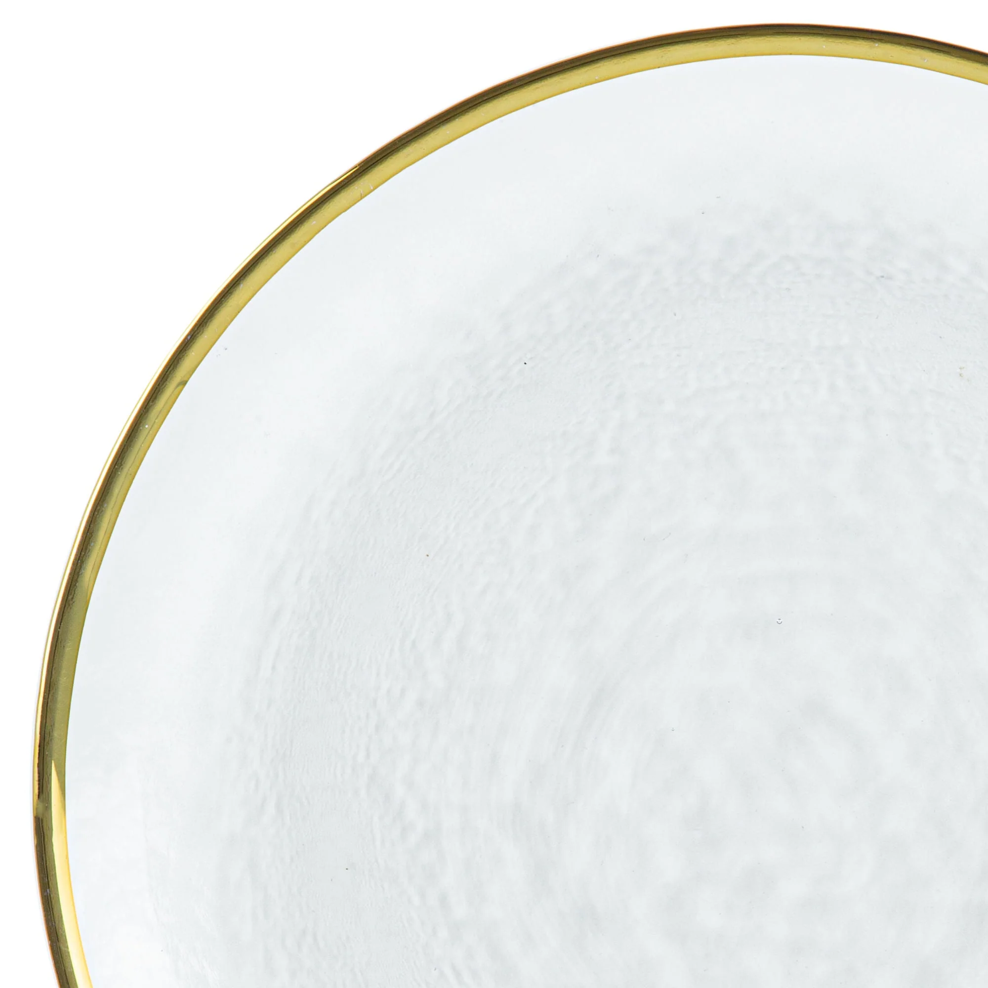 Prato Raso Cristal De Chumbo Borda Dourada Fio de Ouro Wolf - 26 cm - Image 4