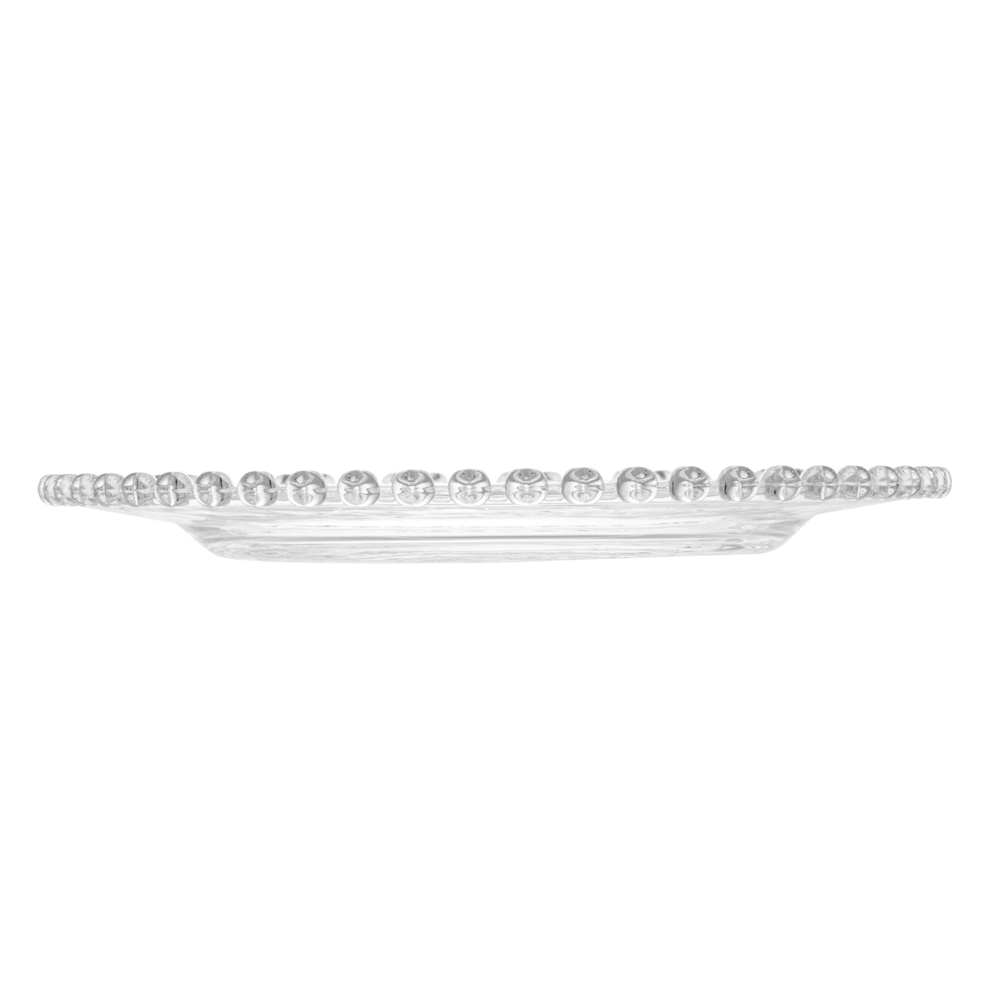 Prato Raso de Cristal de Chumbo Coração Transparente 28cm - Image 5