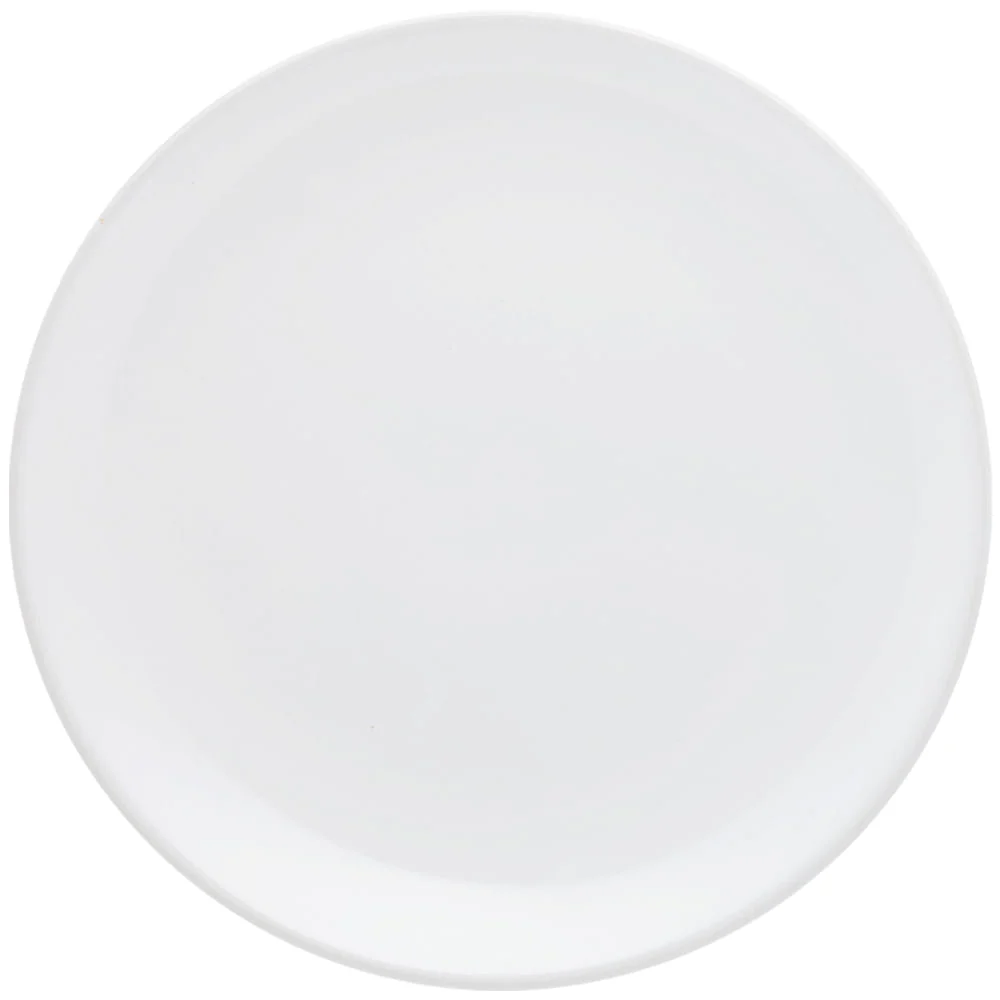 Prato Raso de Porcelana Unni White Branco - 26cm