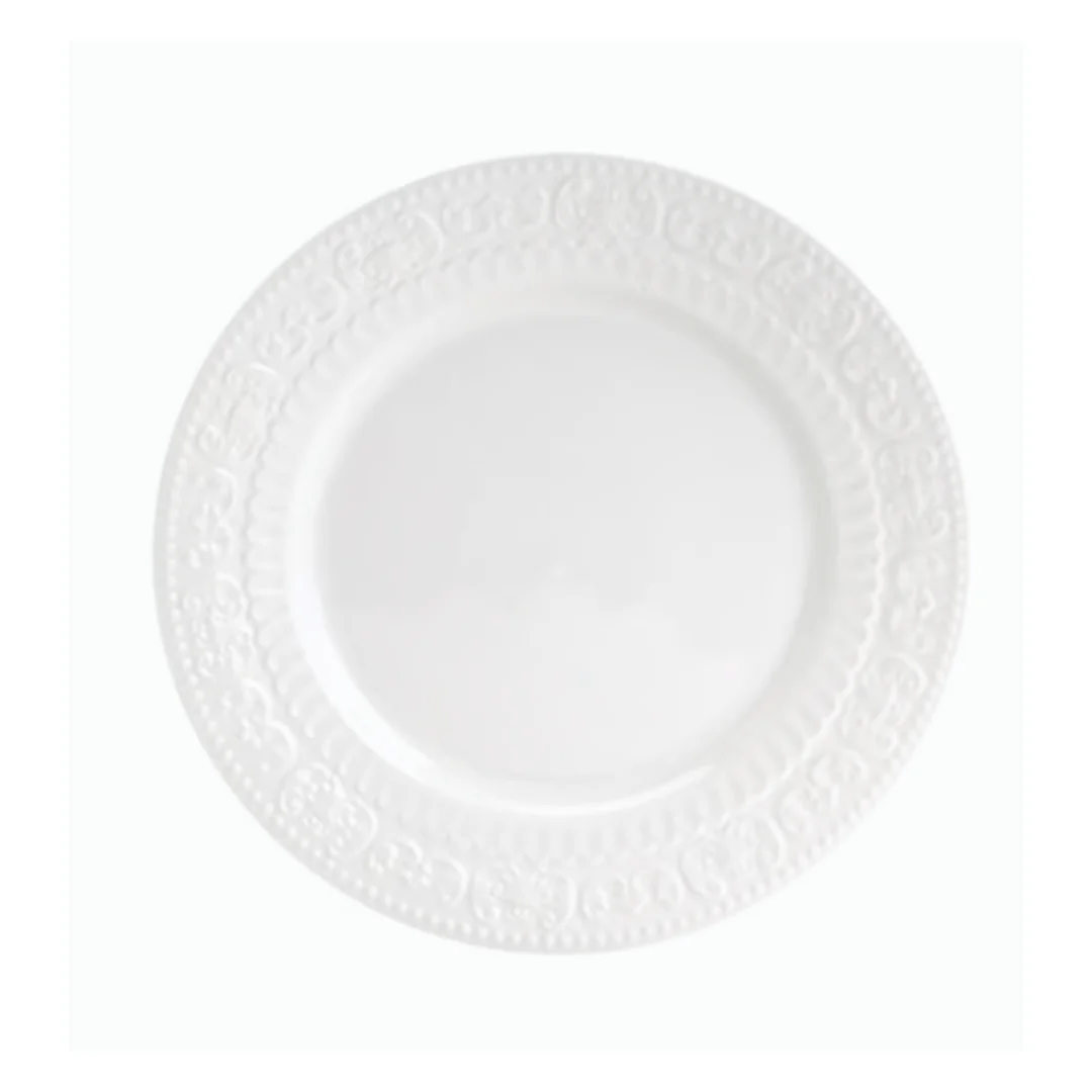Prato Raso De Porcelana New Bone Angel Branco 26cm