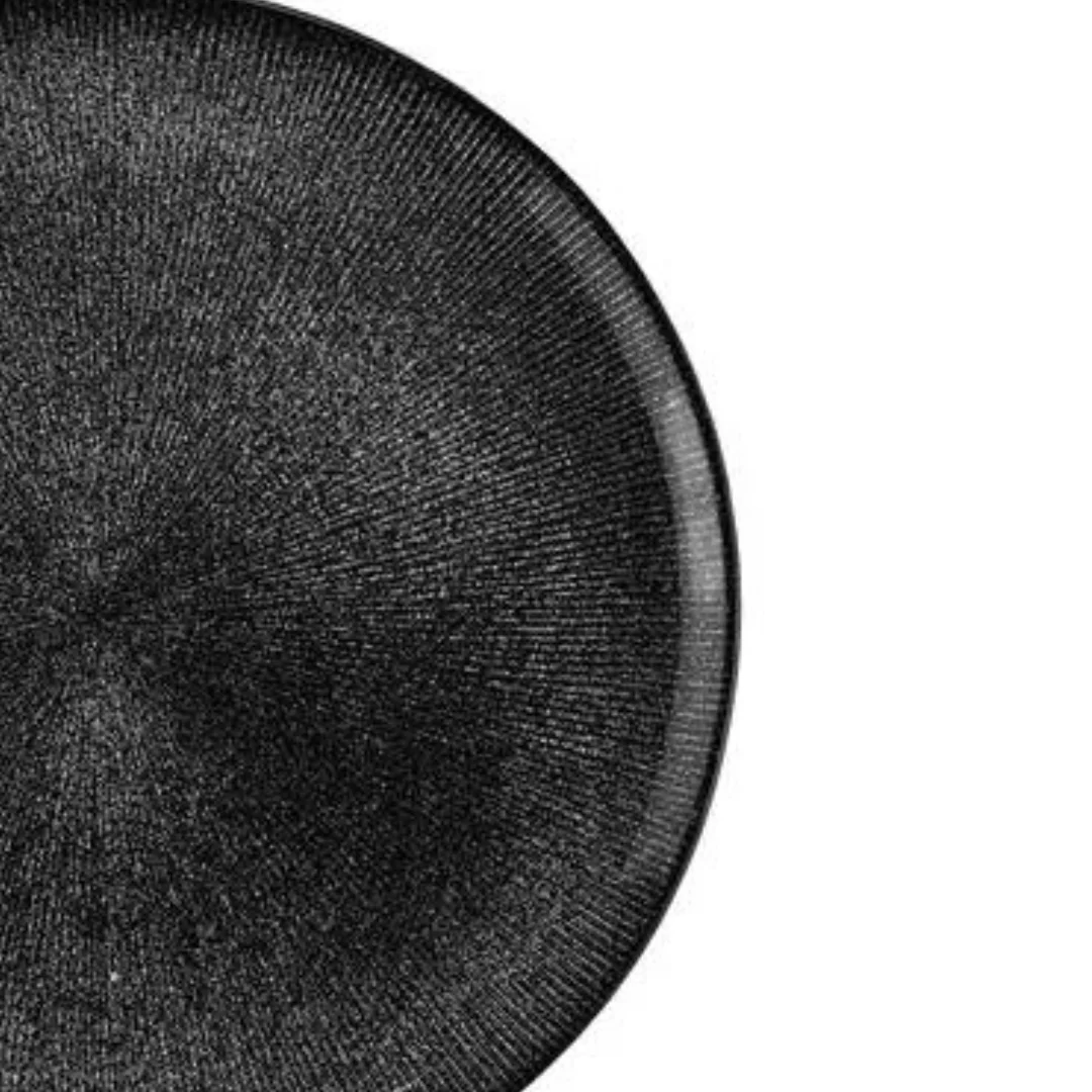 Prato Raso Dots Cristal de Chumbo Preto 28 cm - Image 3