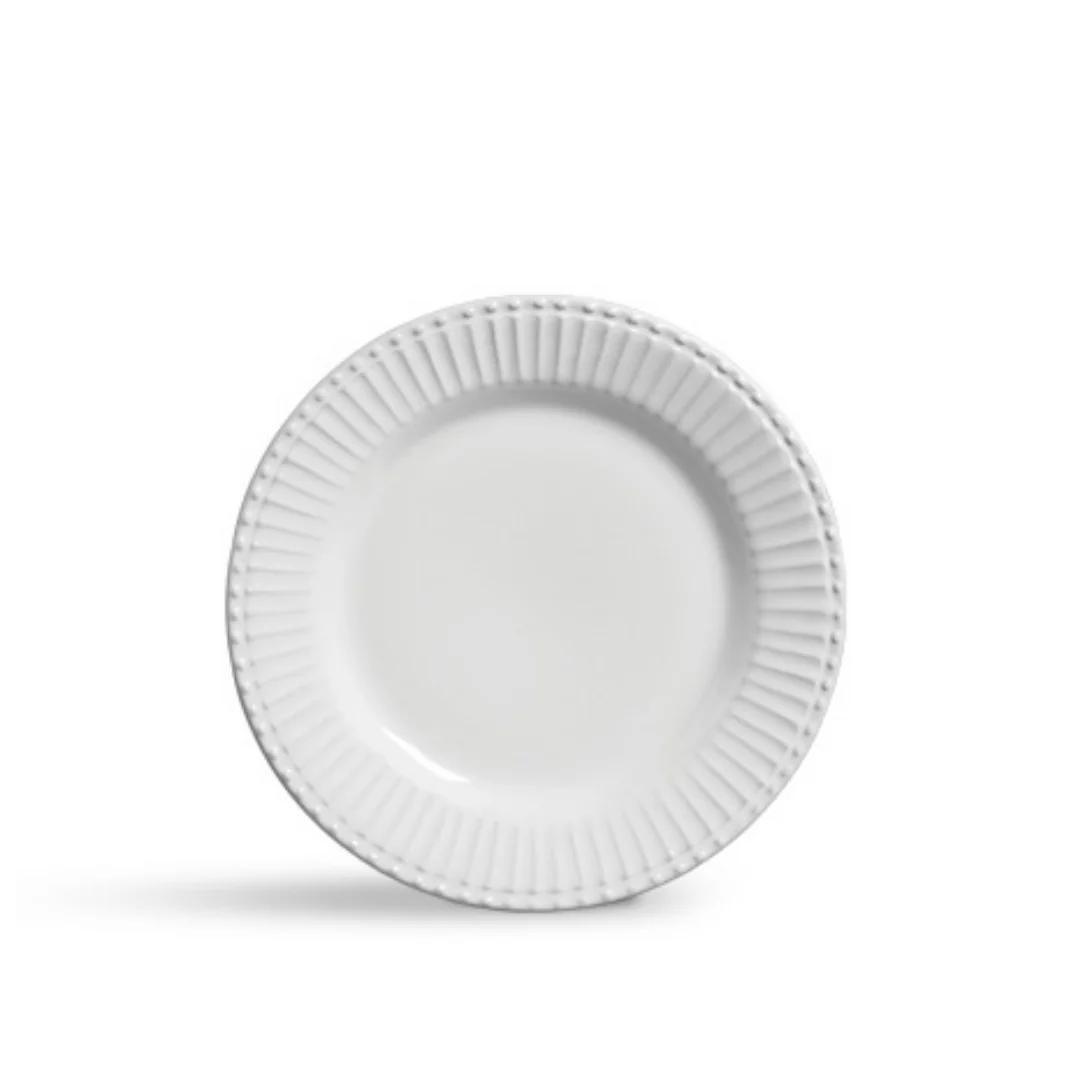 Prato Raso Frisada Branco 27cm